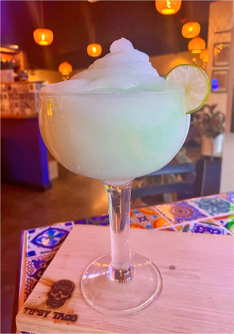 frozen cocktail at Tipsy Taco